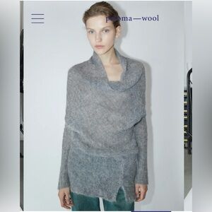 NWT Paloma Wool Sutil Sweater in Grey size S